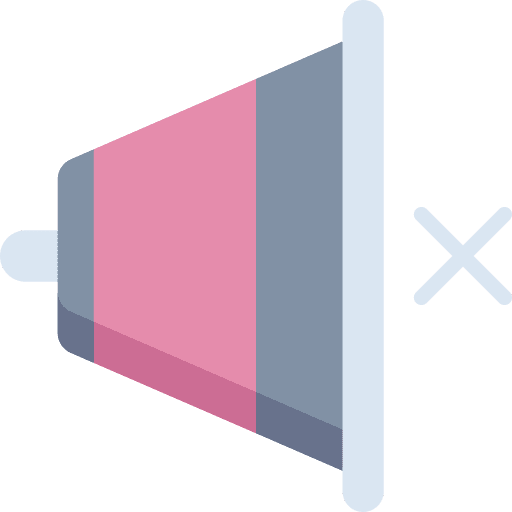 Mute audio electronics no sound icon