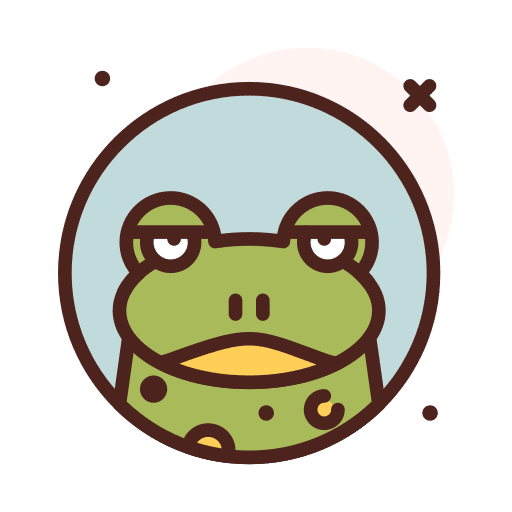 Frog animals amphibian frog icon