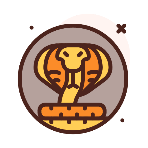 Snake wildlife animal kingdom animals icon