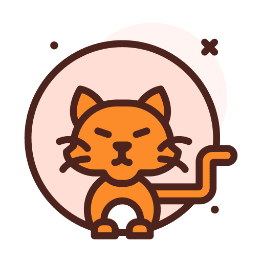 Cat animals kitty pet icon