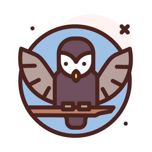 Owl bird animals animal kingdom icon