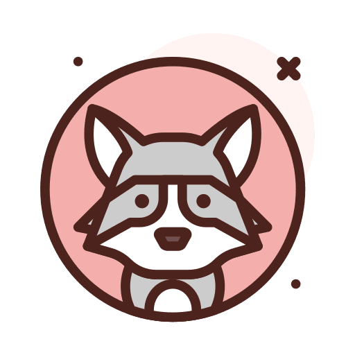 Racoon racoon animal kingdom animals icon
