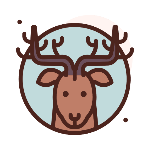 Reindeer animals mammal reindeer icon