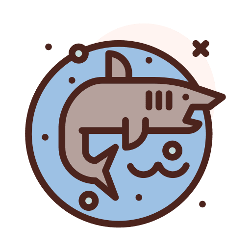 Shark animals sea life shark icon