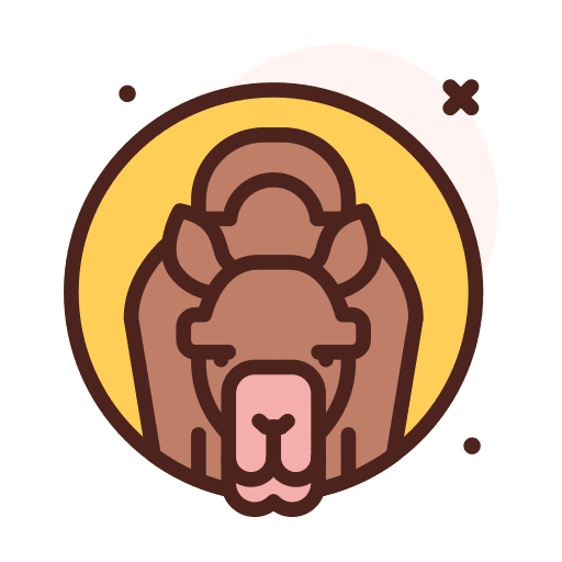 Camel wildlife camel animals icon