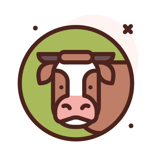 Cow mammal horns animals icon