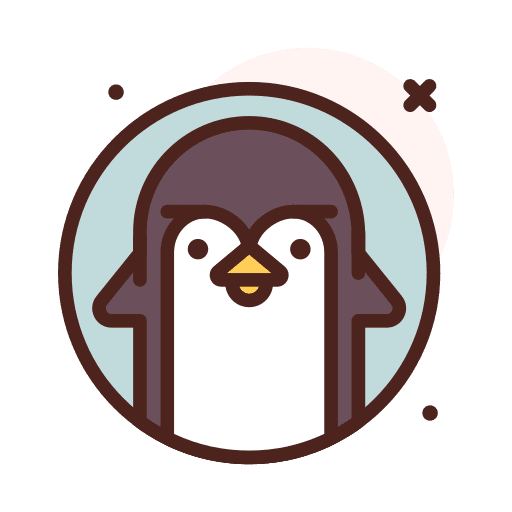 Penguin animal kingdom wildlife bird icon
