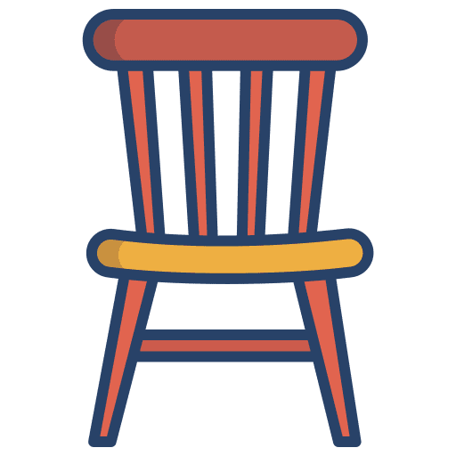 Chair chair sitting decor icon