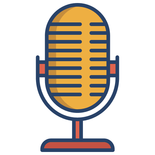 Mic recording microphone voice icon