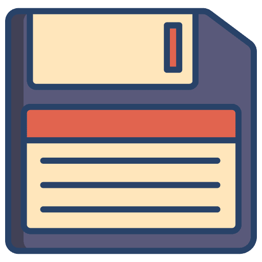 Floppy save computer diskette icon Floppy save computer diskette icon