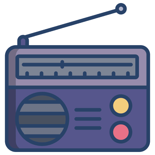 Radio electronics music communications icon Radio electronics music communications icon