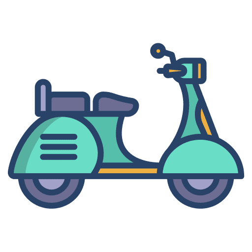 Scooter vehicle transport moped icon Scooter vehicle transport moped icon