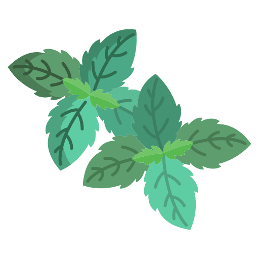 Basil food and restaurant plant vegan icon Basil food and restaurant plant vegan icon