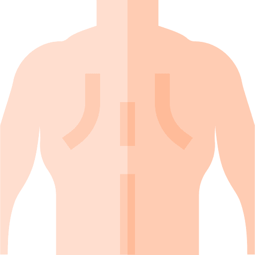 Back shoulder back neck icon Back shoulder back neck icon