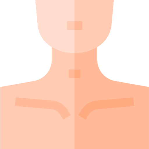 Clavicle bone healthcare and medical body part icon Clavicle bone healthcare and medical body part icon