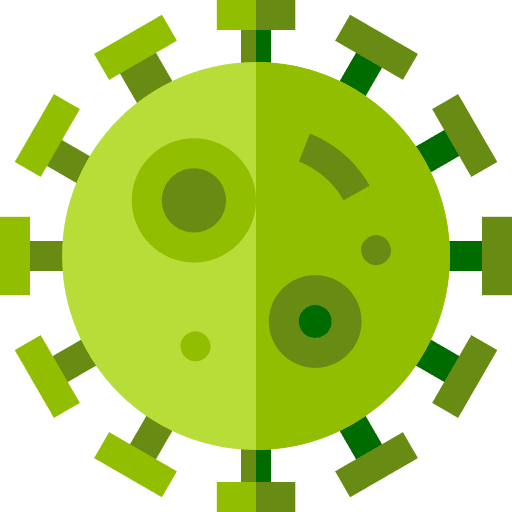 Virus virus healthcare and medical biology icon Virus virus healthcare and medical biology icon