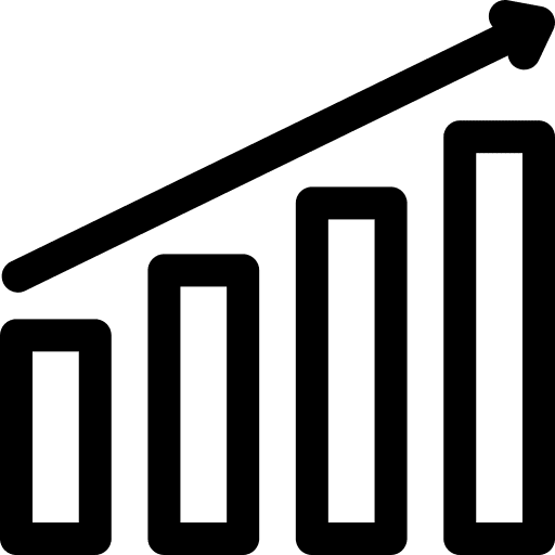 Career path stairs suitcase step icon
