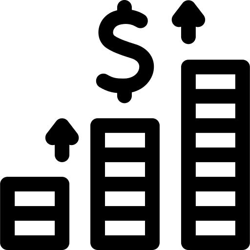 Salary currency business and finance ebitda icon Salary currency business and finance ebitda icon