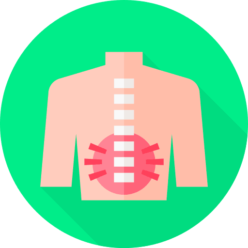Back pain hurt body healthcare and medical icon Back pain hurt body healthcare and medical icon