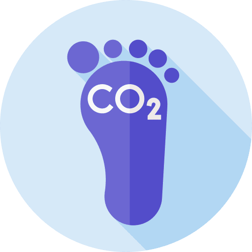 Carbon footprint sustainable greenhouse effect eco icon Carbon footprint sustainable greenhouse effect eco icon