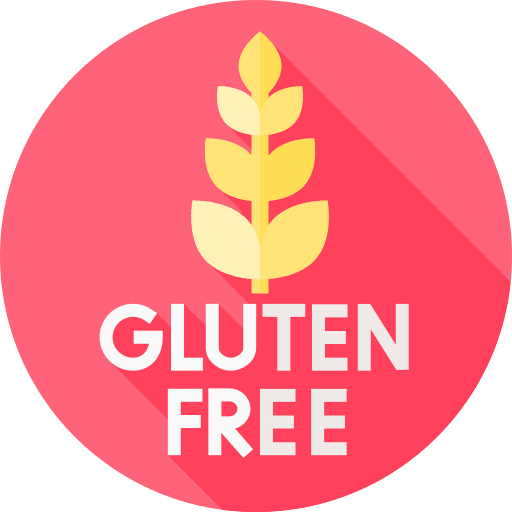 Gluten free food allergy food and restaurant wheat icon