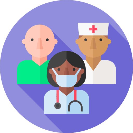 Medical team group doctor medical team icon