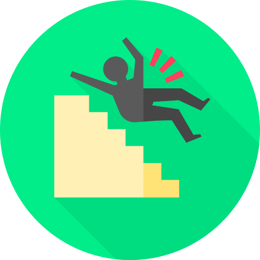 Accident fall hurt falling icon Accident fall hurt falling icon