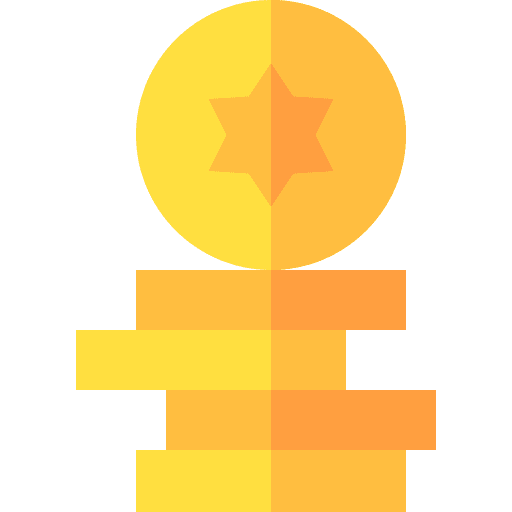 Coins coin currency business icon Coins coin currency business icon