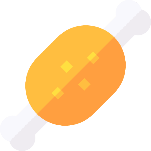 Food bone food chicken leg icon Food bone food chicken leg icon