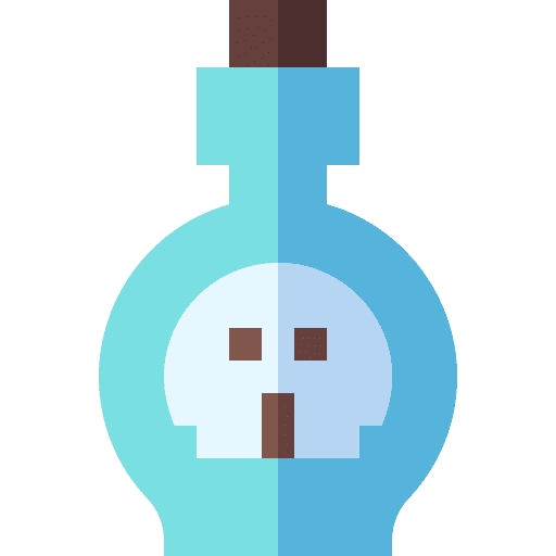 Poison bottle halloween toxic icon Poison bottle halloween toxic icon