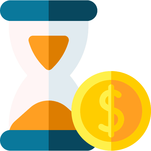 Deposit time deposit dollar icon Deposit time deposit dollar icon