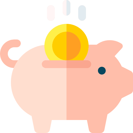Savings commerce and shopping e-commerce money icon