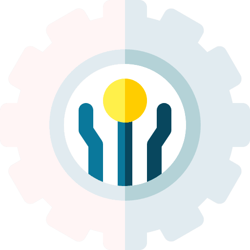 Technology cogwheel chip seo and web icon Technology cogwheel chip seo and web icon