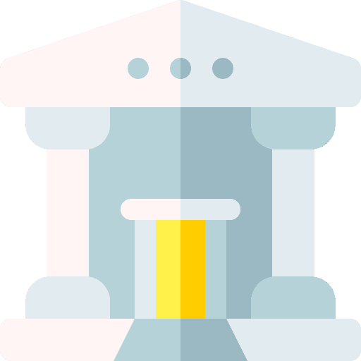 Bank banking buildings columns icon Bank banking buildings columns icon
