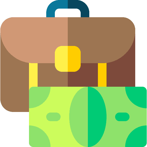 Wage dollar salary business and finance icon Wage dollar salary business and finance icon