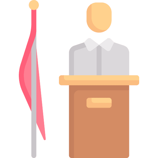 Mayor government campaign candidate icon