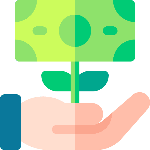 Profit hand dollar profit icon Profit hand dollar profit icon