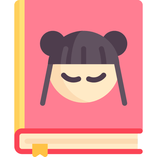 Manga manga magazine reading icon
