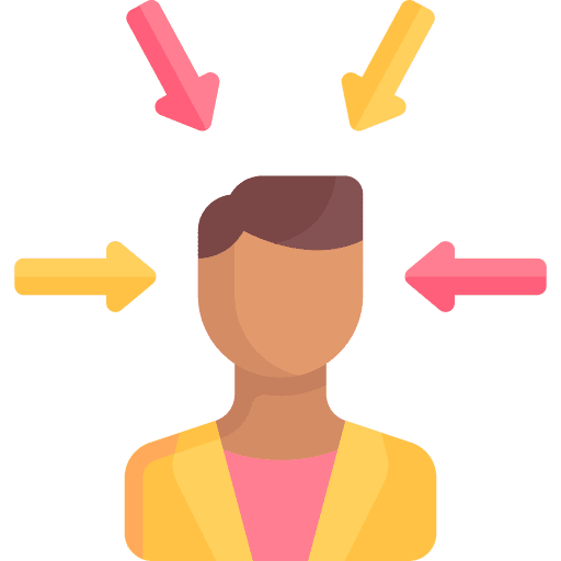 Notoriety negative pointing reputation icon