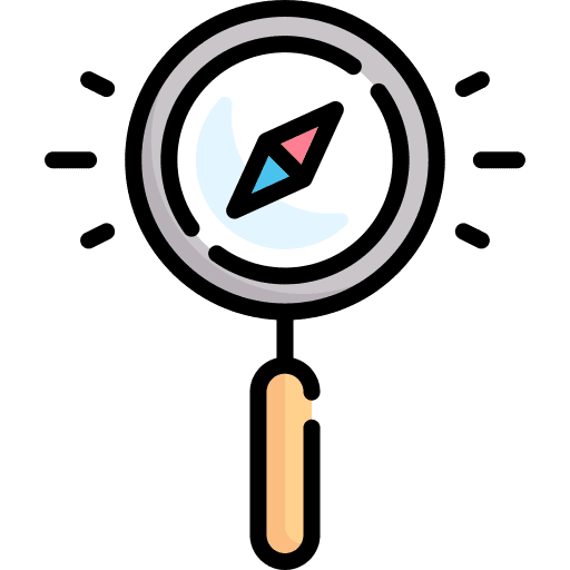 Discover direction exploration navigation icon Discover direction exploration navigation icon