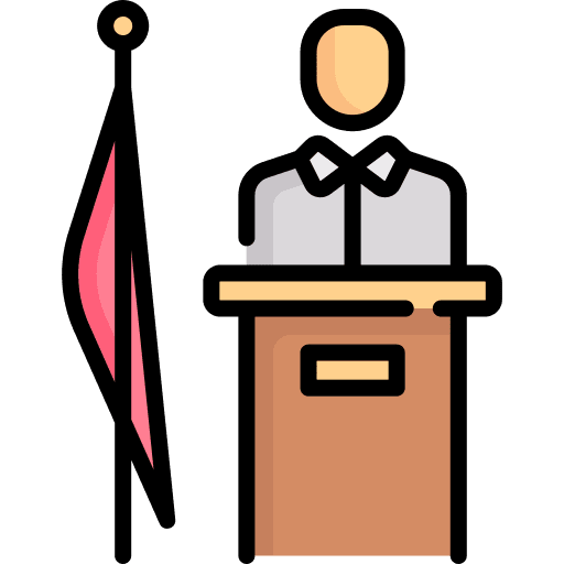 Mayor election campaign mayor icon