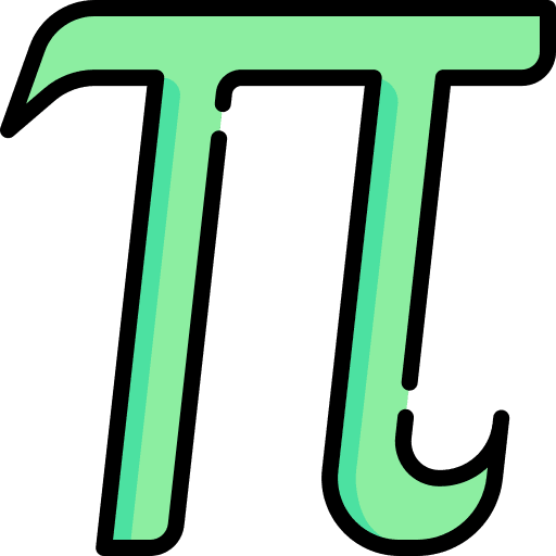 Pi education number pi irrational icon Pi education number pi irrational icon