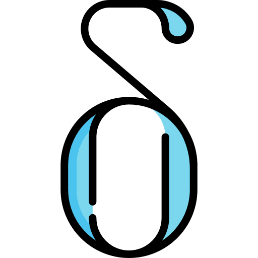 Delta shapes typography alphabet icon Delta shapes typography alphabet icon