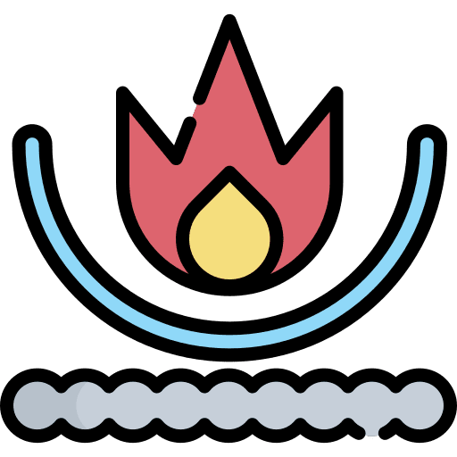 Fireproof material clothing symbol icon Fireproof material clothing symbol icon