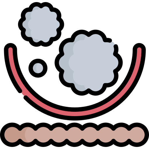 Allergy advise dust fabric shapes and symbols icon Allergy advise dust fabric shapes and symbols icon