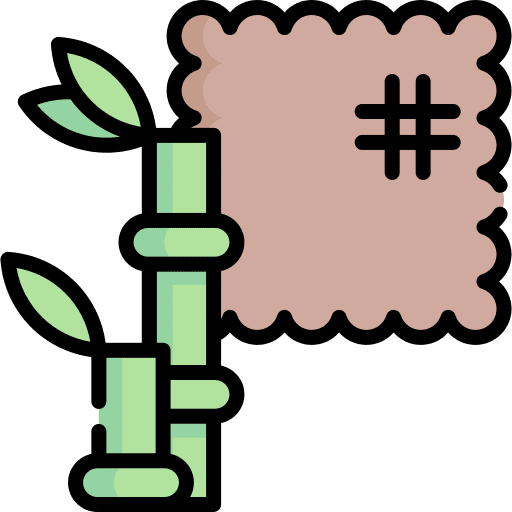 Bamboo ecology shapes and symbols clothing icon Bamboo ecology shapes and symbols clothing icon