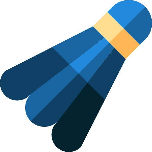 Badminton entertainment game hobbies and free time icon