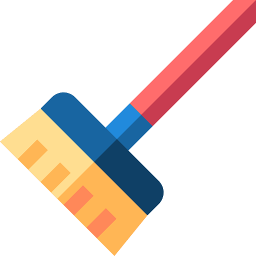 Broom broomstick housekeeping broom icon