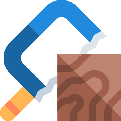 Diy woodworking wood tools icon
