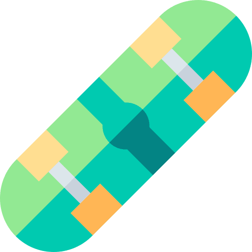 Skate entertainment skate longboard icon